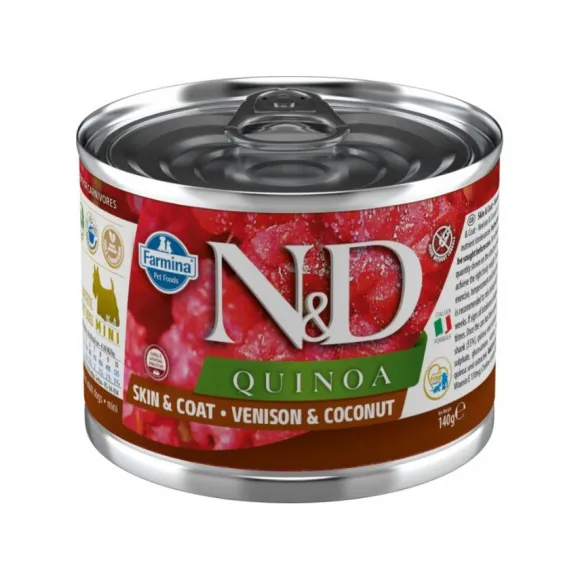 N&D Alimento H Medo Dog Quinoa Venison Coconut 140 Gr