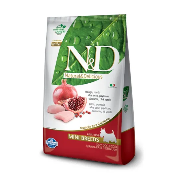 N&D Pollo Y Granada Adult Mini Alimento Para Perro