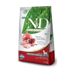 N&D Pollo Y Granada Adult Medium Alimento Para Perro