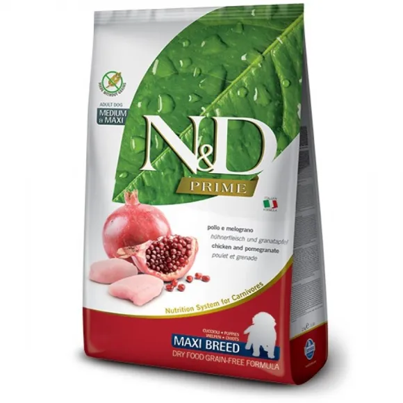 N&D Prime Canine Frango Medium & Maxi Breeds Alimento Para Perro