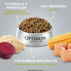 Optimum Adulto Sabor Pollo Alimento Para Gatos