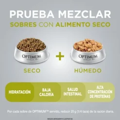 Optimum Adulto Sabor Pollo Alimento Para Gatos