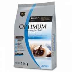 Optimum Castrado Sabor Pollo Alimento Para Gatos