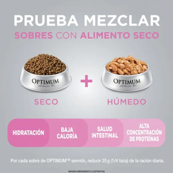 Optimum Kitten Sabor Pollo Alimento Para Gatos 1 Kg