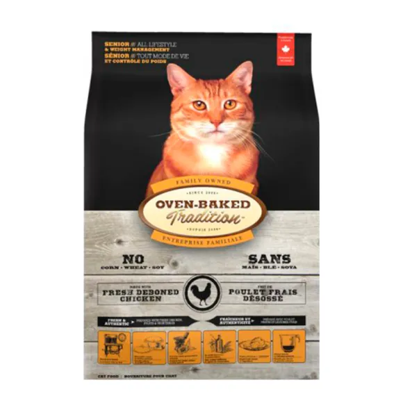 Oven Baked Tradition Chicken Senior Cat Food & Weight Management / All Lifestyle