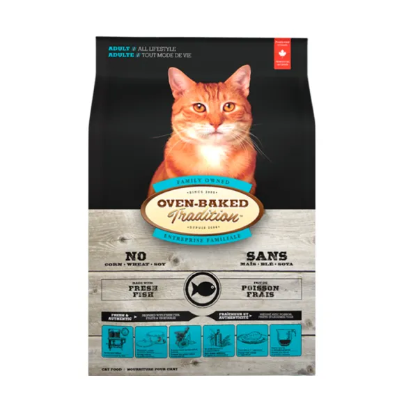 Oven Baked Tradition Fish Adult Cat Food / All Lifestyle Alimento Para Gato
