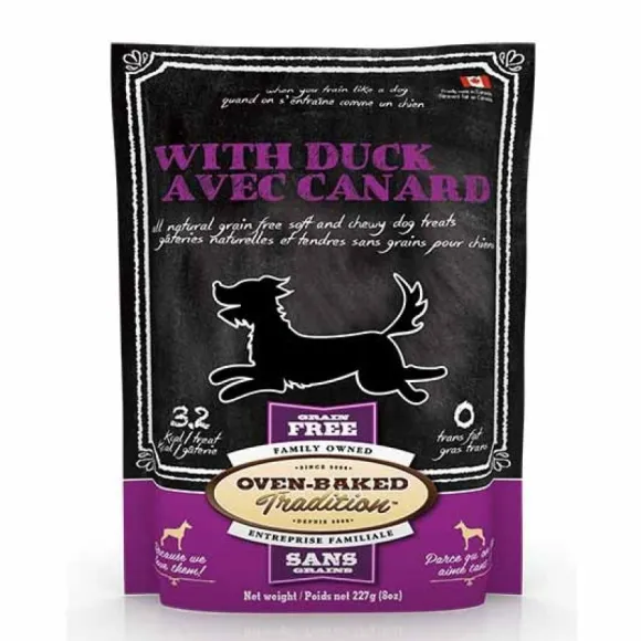 Oven Baked Tradition Grain Free Duck Dog Treats Snacks