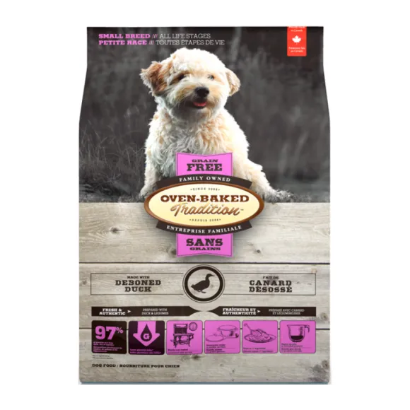 Oven Baked Tradition Grain Free Duck Small Breeds / All Life Stages Alimento Para Perro