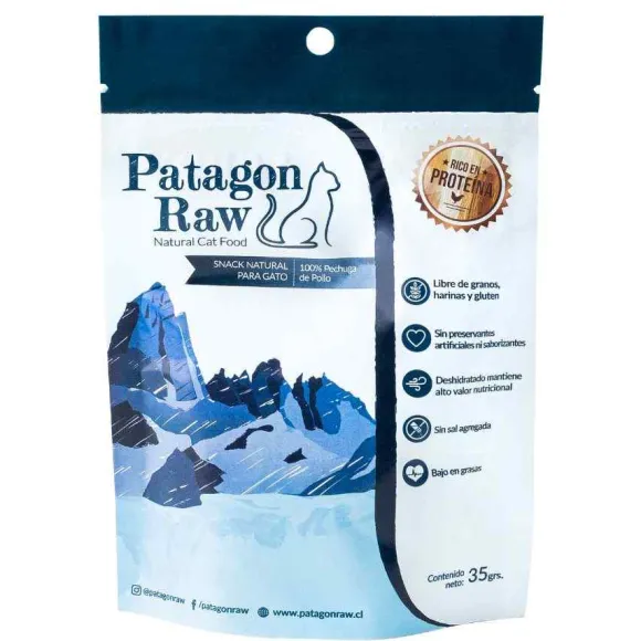 Patagon Raw Gato Snack 100% Pollo 35Gr