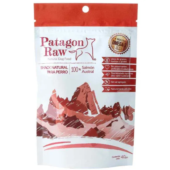 Patagon Raw Perro Snack 100% Salmon Austral 40Gr