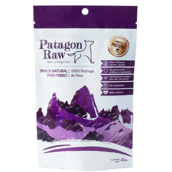 Patagon Raw Perro Snack 100% Pavo 40Gr