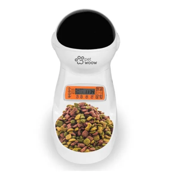 Pet Woow Dispensador De Alimento Y Comedero Para Mascota Con Parlante