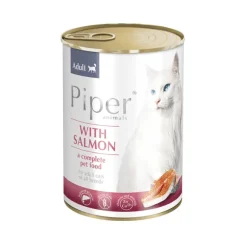 Piper Lata De Salm N Alimento H Medo Para Gatos