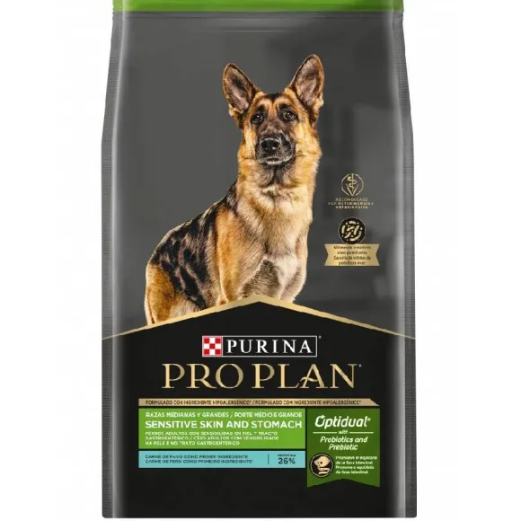 Pro Plan Sensitive Skin & Stomach Para Razas Medianas Y Grandes