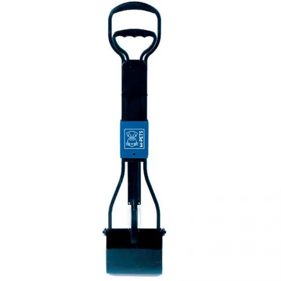 Recogedor De Fecas- Negro Y Azul 66 X 15.5 X 13.5 Cm Pala Larga Negro Y Azul