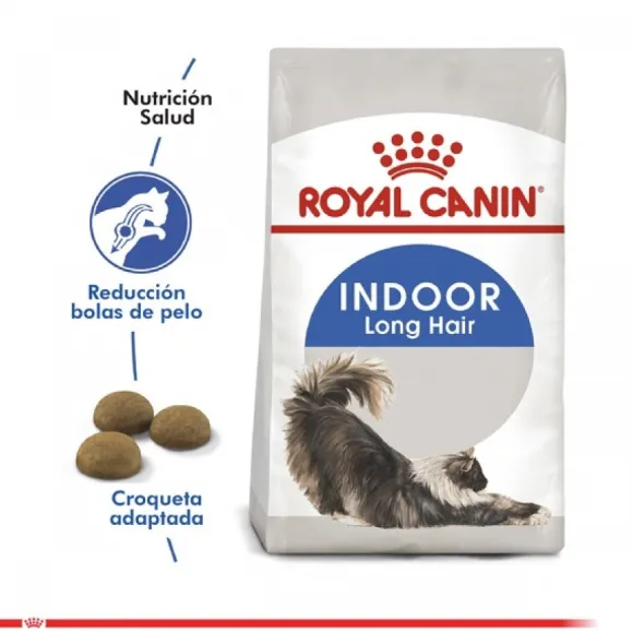 Royal Canin Alimento Seco Gato Adulto Indoor Long Hair