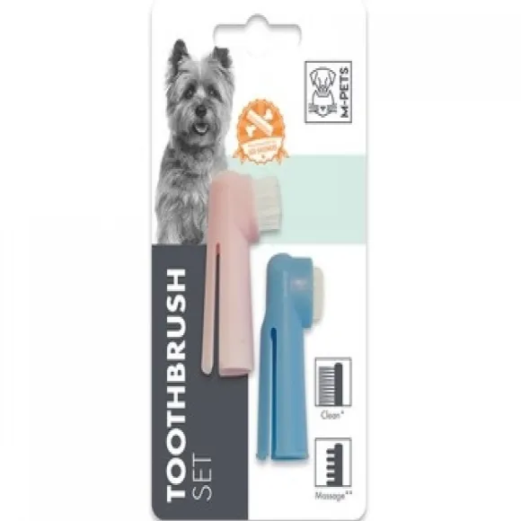 Set Cepillo Dedo Mpets 1 Set