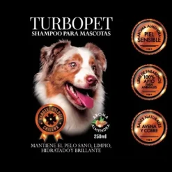 Shampoo Turbopet Para Perro 250 Ml