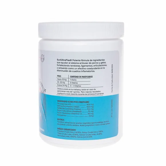 Suniultraflex - Suplemento Alimenticio Para Las Articulaciones De Perros Y Gatos