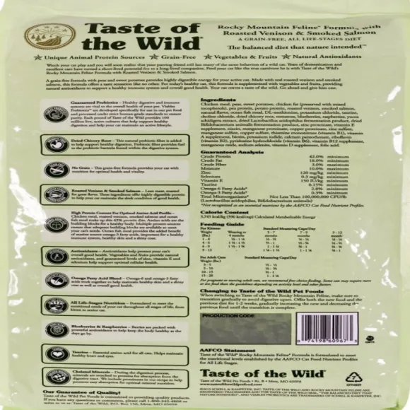 Taste Of The Wild Rocky Mountain Gato Alimento Para Gato