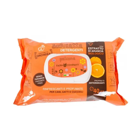 Toallas Humedas Aceite De Naranja Organica Aroma De Orqu Dea