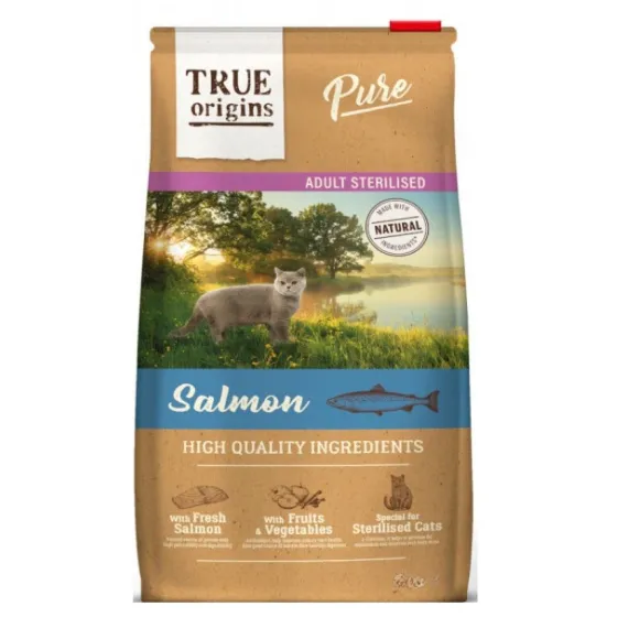 True Origins Cat Adult Sterelised Salm N Alimento Para Gato