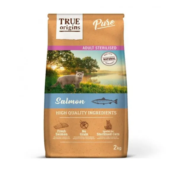 True Origins Cat Adult Sterelised Salmon Grain Free Alimento Para Gato