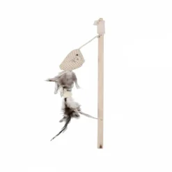 Varita Natural Con Plumas Unidad