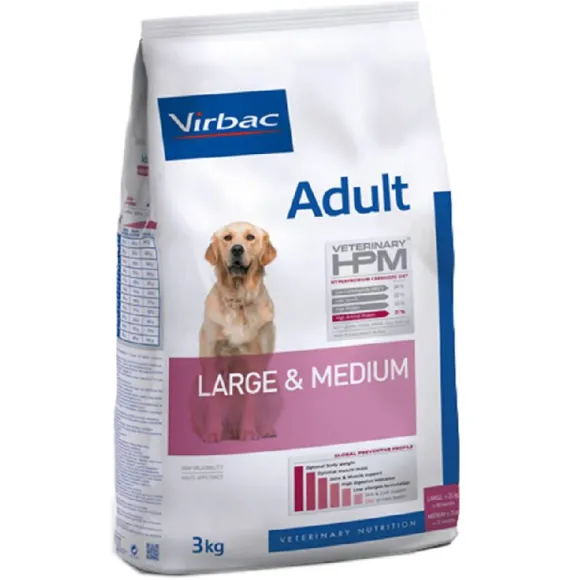Virbac Alimento Adult Large & Medium Alimento Para Perro