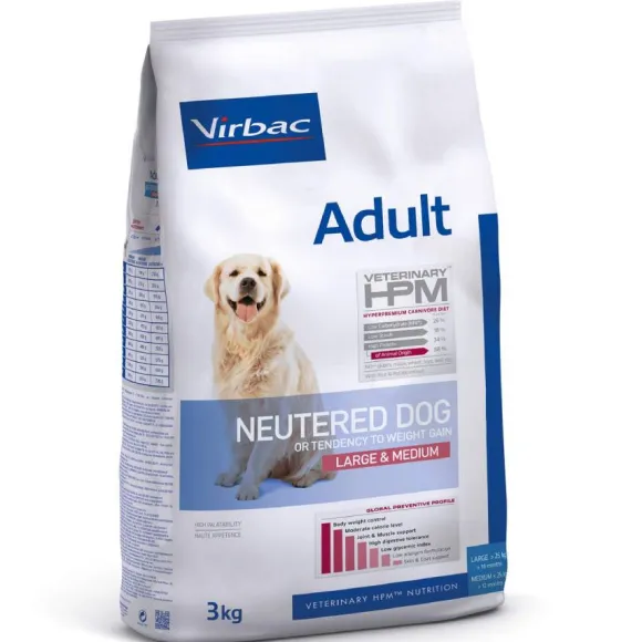 Virbac Alimento Adult Neutered Dog Large & Medium Alimento Para Perro
