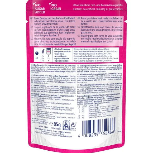 Vitakraft Poesi Delice Carne 85Gr