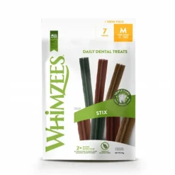 Whimzees Snack Week Dental M 1 Bolsa De 7 Unidades